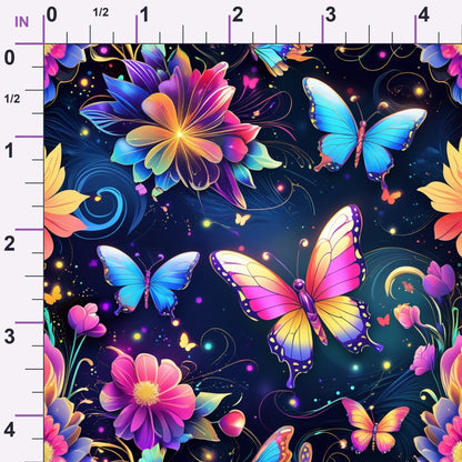 Luminous Wings Pattern 33 Minky Fabric