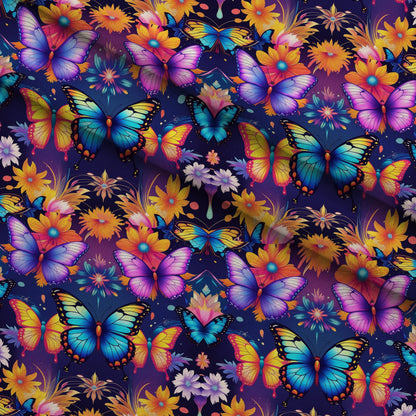 Luminous Wings Pattern 4 Minky Fabric