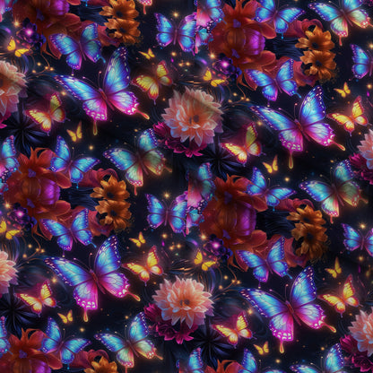 Luminous Wings Pattern 5 Minky Fabric