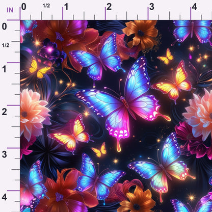 Luminous Wings Pattern 5 Minky Fabric