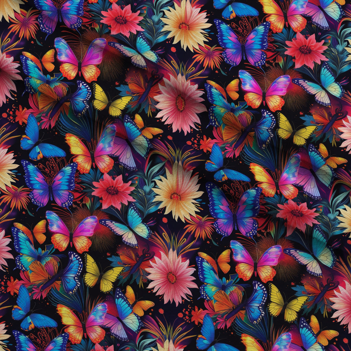 Luminous Wings Pattern 6 Minky Fabric