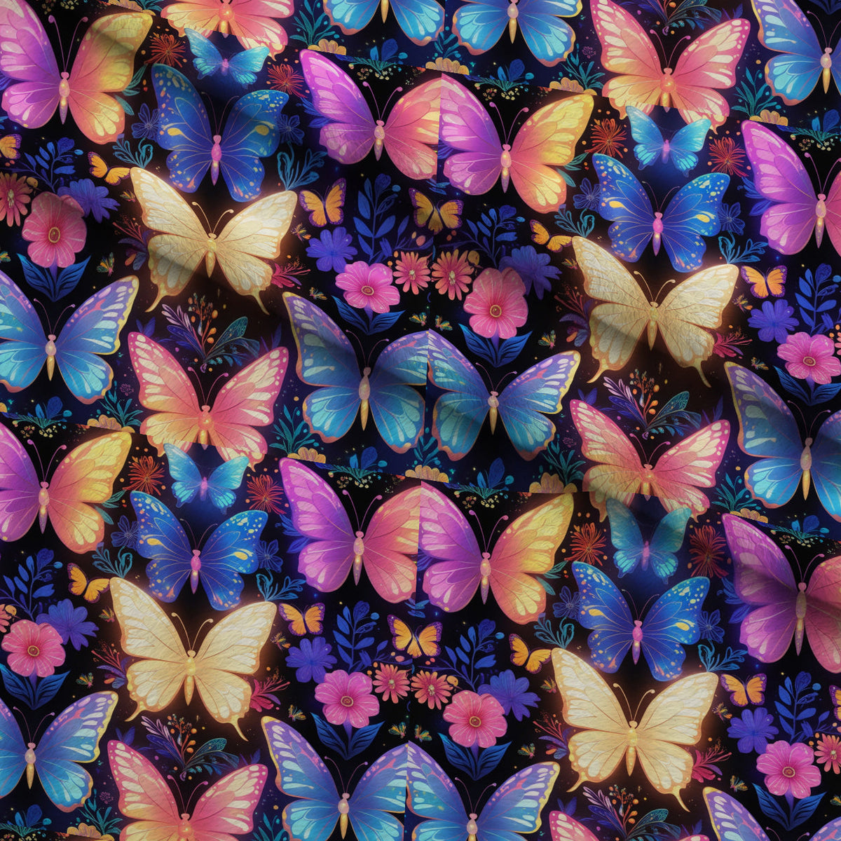 Luminous Wings Pattern 8 Minky Fabric