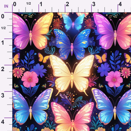 Luminous Wings Pattern 8 Minky Fabric