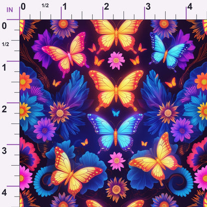 Luminous Wings Pattern 9 Minky Fabric