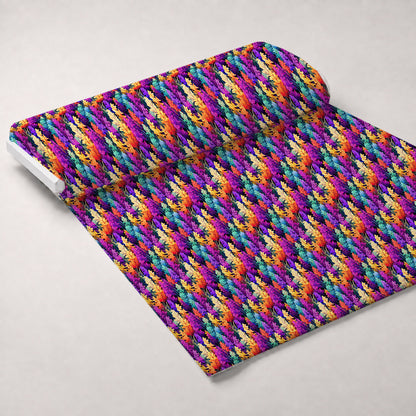 Lupine Spires Pattern 1 Minky Fabric