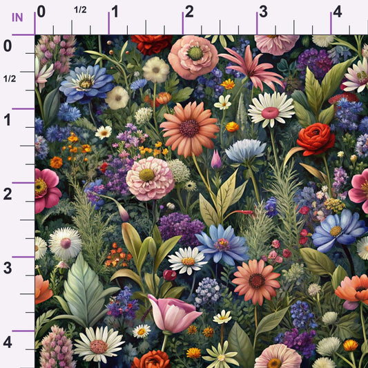 Lush Blooms Pattern 29 Minky Fabric