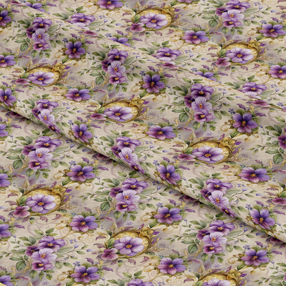 Baroque Florals Pattern 172 Quilting Cotton Fabric