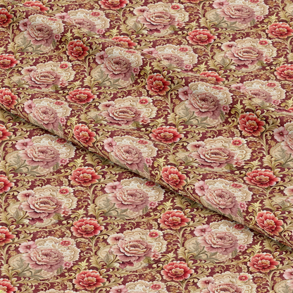 Baroque Florals Pattern 161 Quilting Cotton Fabric