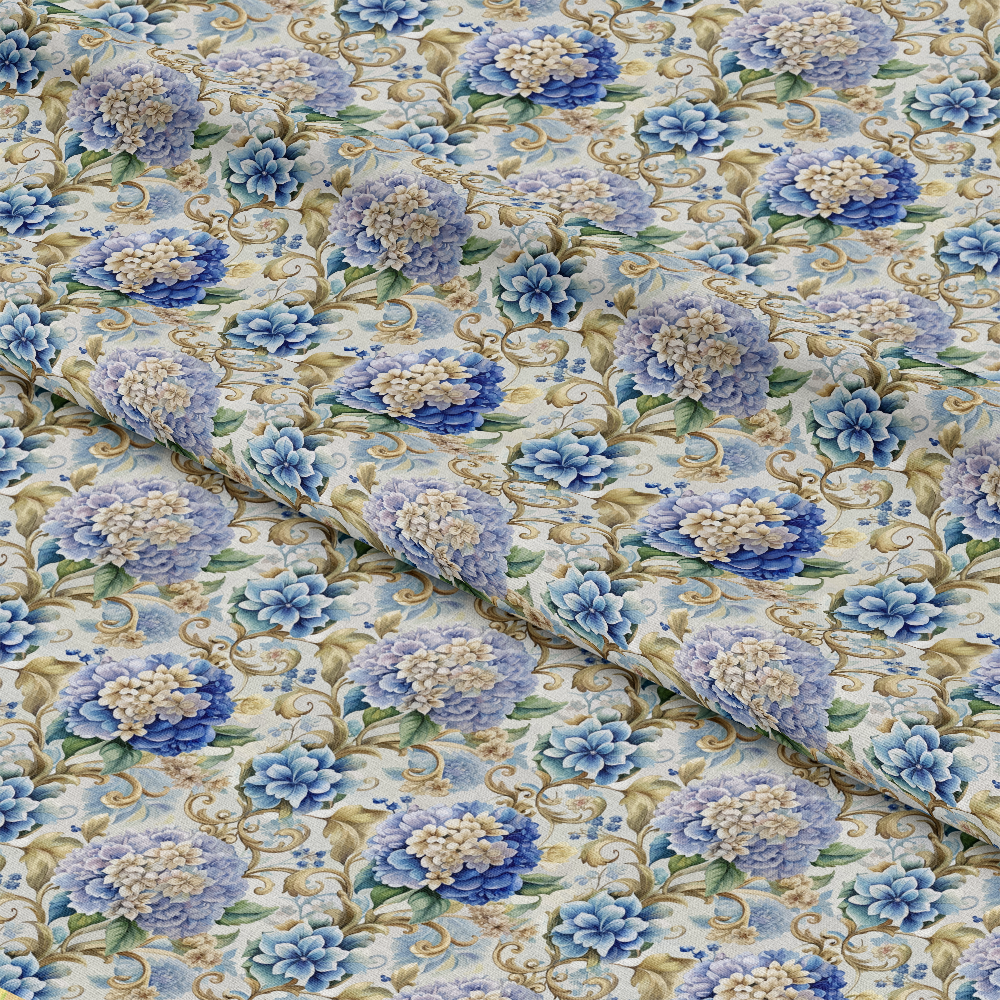 Baroque Florals Pattern 150 Quilting Cotton Fabric