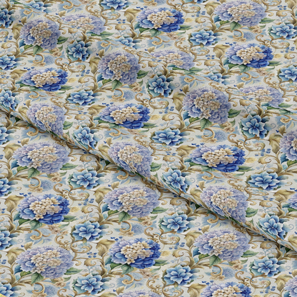 Baroque Florals Pattern 150 Quilting Cotton Fabric