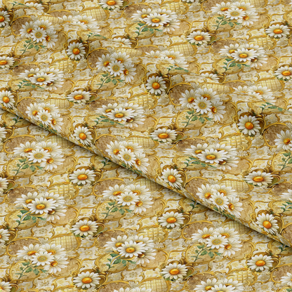 Baroque Florals Pattern 145 Quilting Cotton Fabric