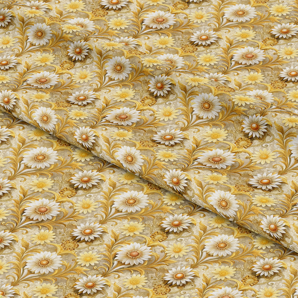 Baroque Florals Pattern 144 Quilting Cotton Fabric