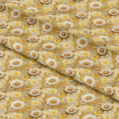 Baroque Florals Pattern 144 Quilting Cotton Fabric