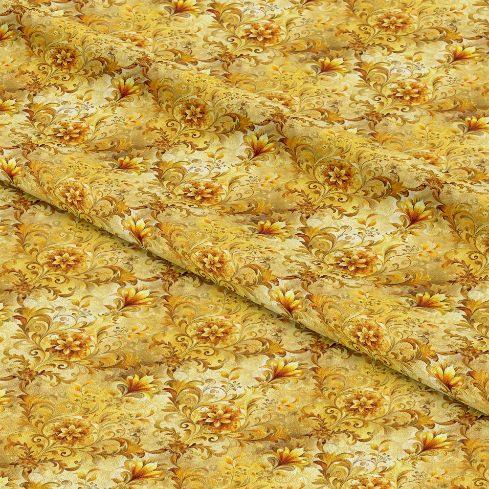 Baroque Florals Pattern 116 Quilting Cotton Fabric
