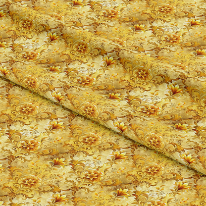 Baroque Florals Pattern 116 Quilting Cotton Fabric