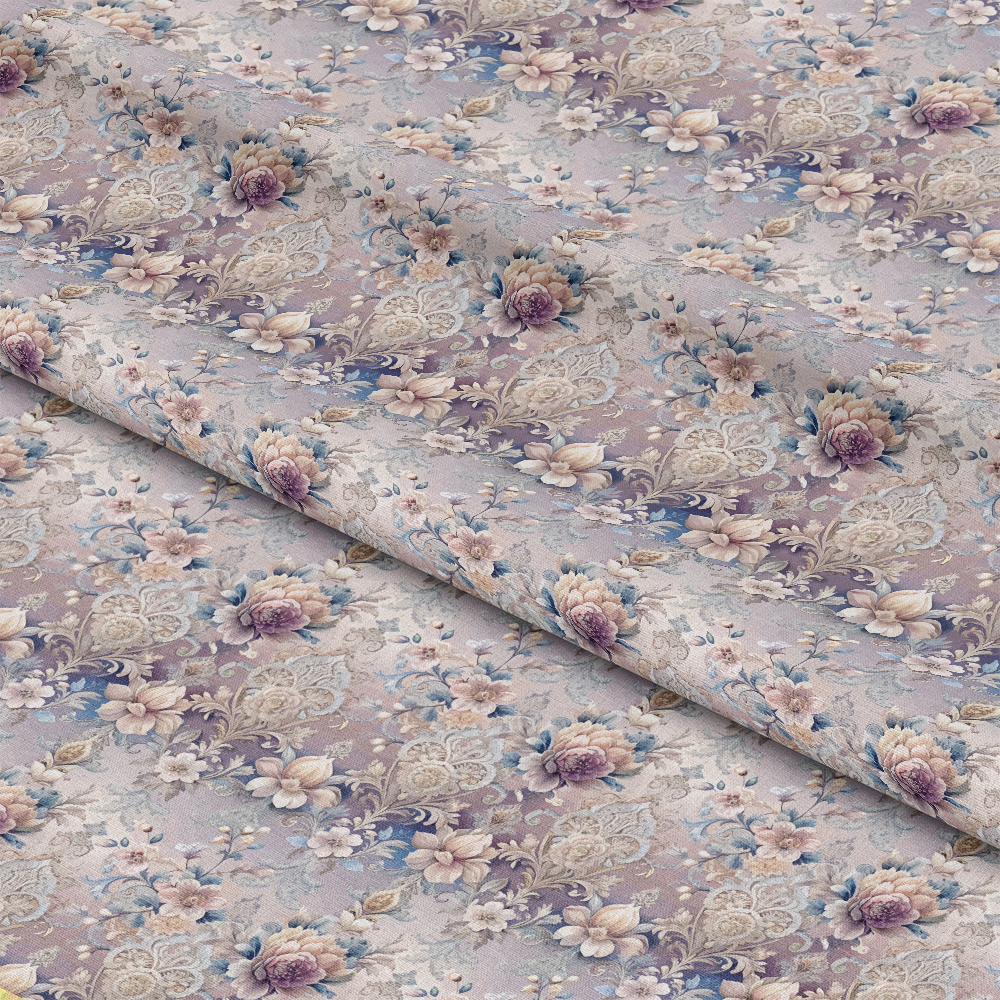 Baroque Florals Pattern 104 Quilting Cotton Fabric