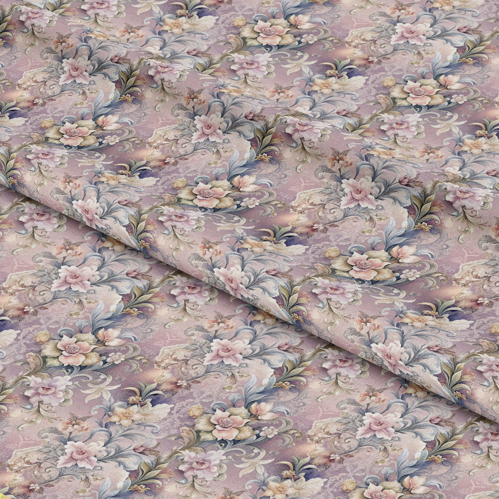 Baroque Florals Pattern 236 Quilting Cotton Fabric