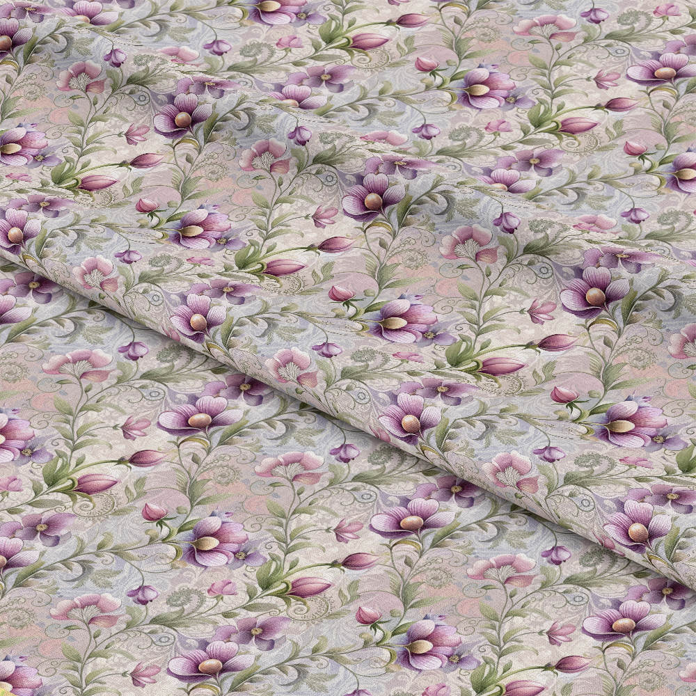 Baroque Florals Pattern 230 Quilting Cotton Fabric