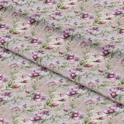 Baroque Florals Pattern 230 Quilting Cotton Fabric