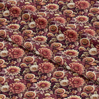 Baroque Florals Pattern 132 Quilting Cotton Fabric