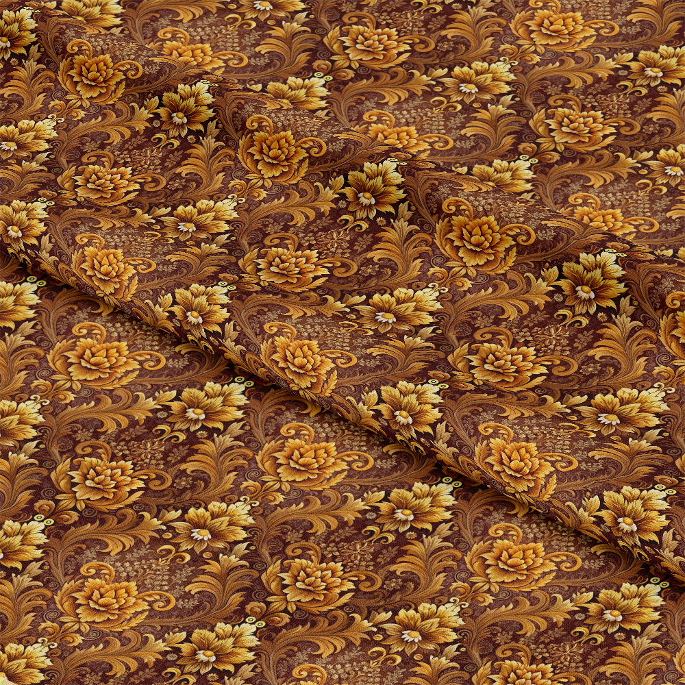 Baroque Florals Pattern 225 Quilting Cotton Fabric
