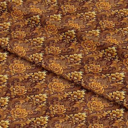 Baroque Florals Pattern 225 Quilting Cotton Fabric
