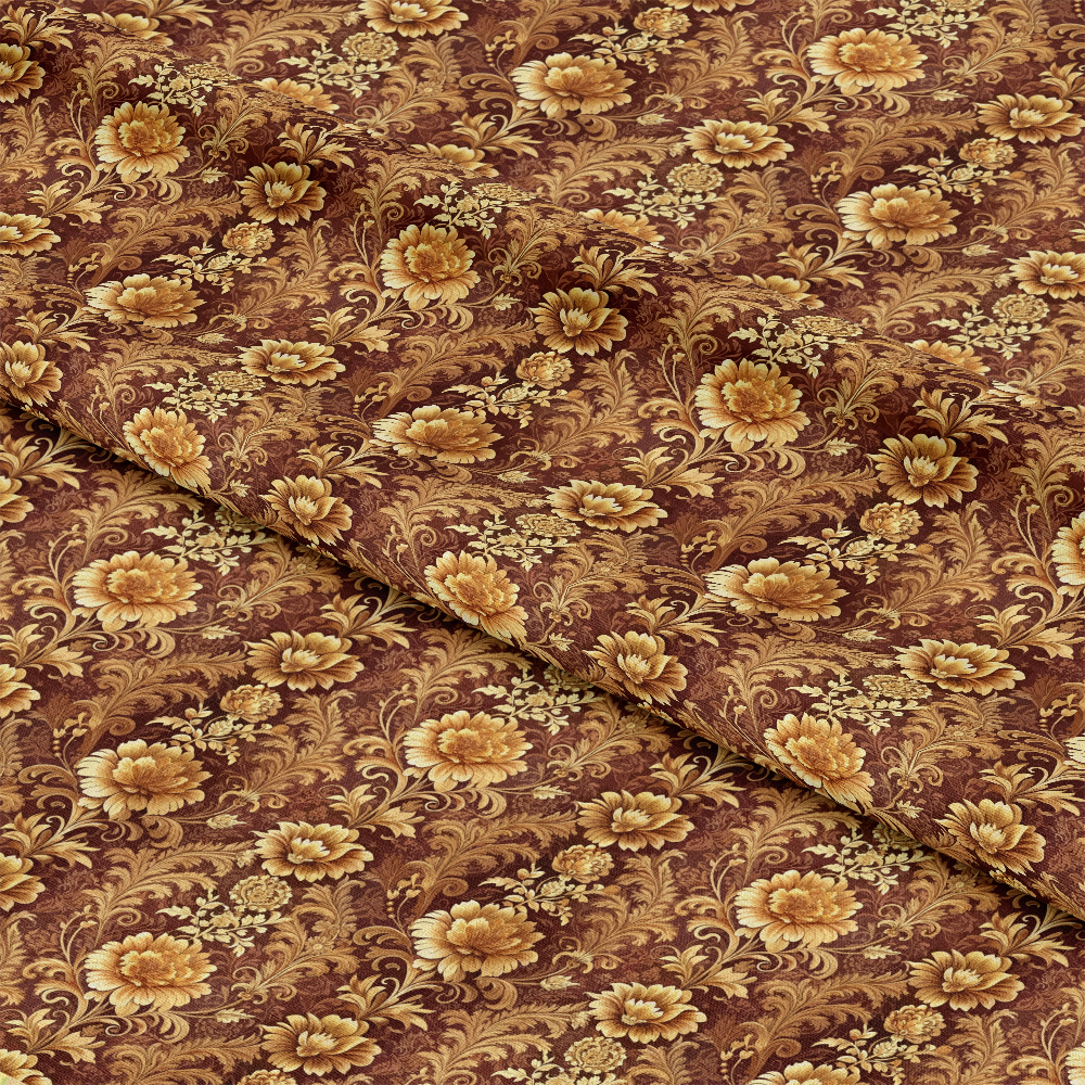 Baroque Florals Pattern 226 Quilting Cotton Fabric