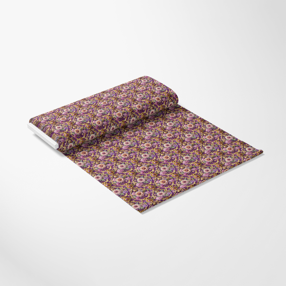 Baroque Florals Pattern 62 Quilting Cotton Fabric