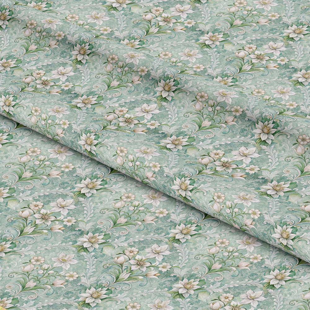 Baroque Florals Pattern 68 Quilting Cotton Fabric