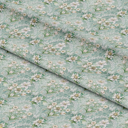 Baroque Florals Pattern 68 Quilting Cotton Fabric
