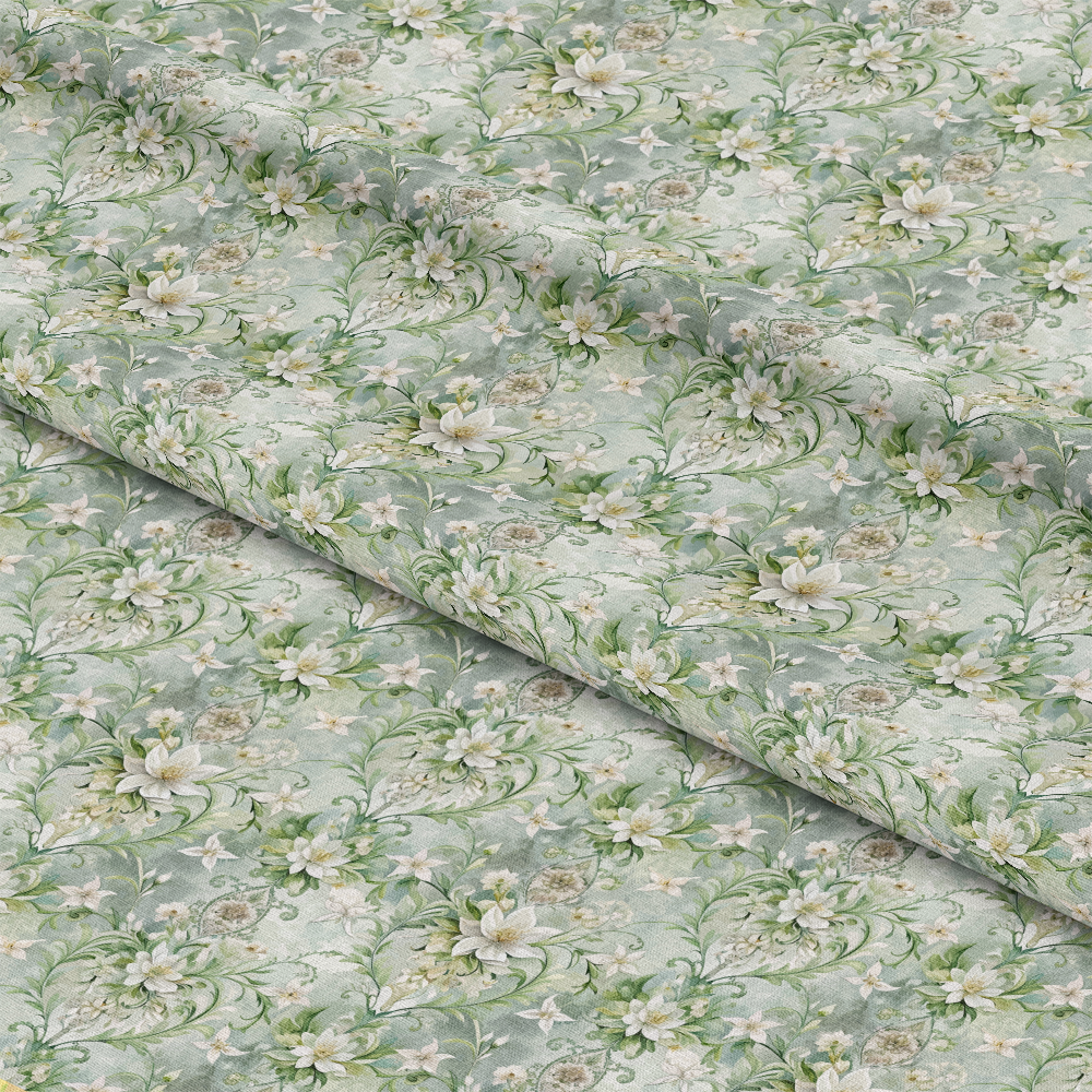 Baroque Florals Pattern 69 Quilting Cotton Fabric