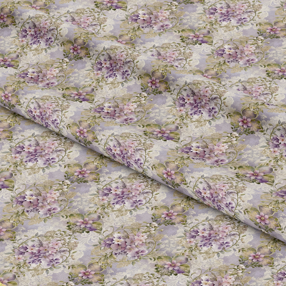 Baroque Florals Pattern 94 Quilting Cotton Fabric