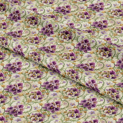 Baroque Florals Pattern 91 Quilting Cotton Fabric