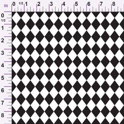 Mad Hatter Harlequin Pattern 11 Minky Fabric