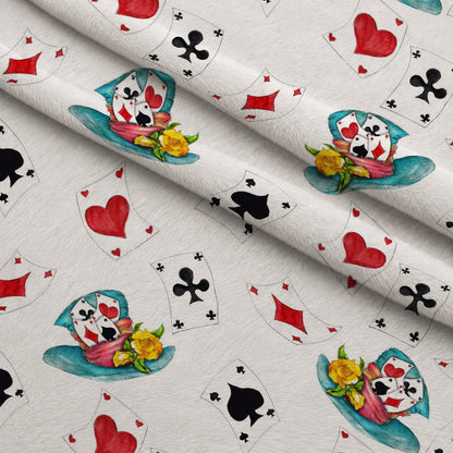 Mad Hatter Harlequin Pattern 12 Minky Fabric