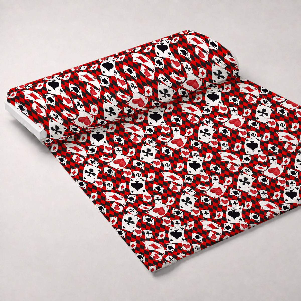 Mad Hatter Harlequin Pattern 3 Minky Fabric