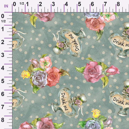 Mad Hatter Harlequin Pattern 6 Minky Fabric