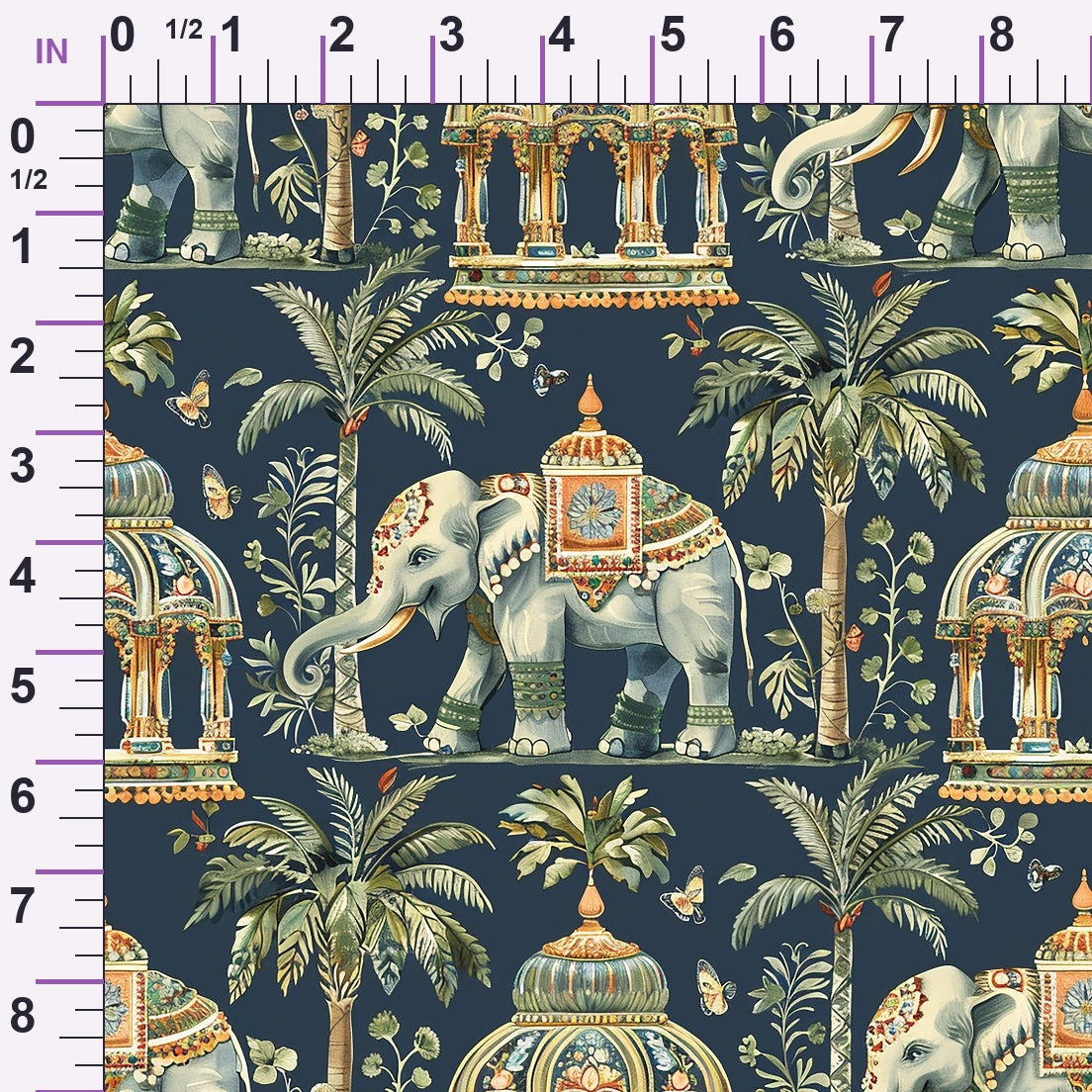 Maharaja Palace Pattern 2 Minky Fabric