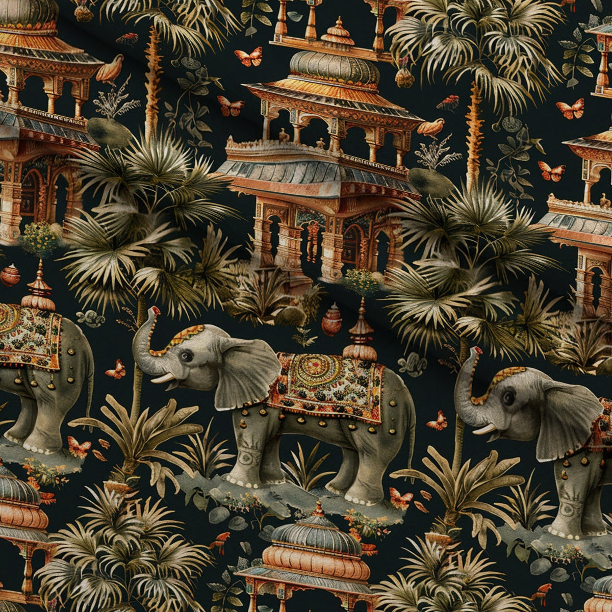 Maharaja Palace Pattern 3 Minky Fabric
