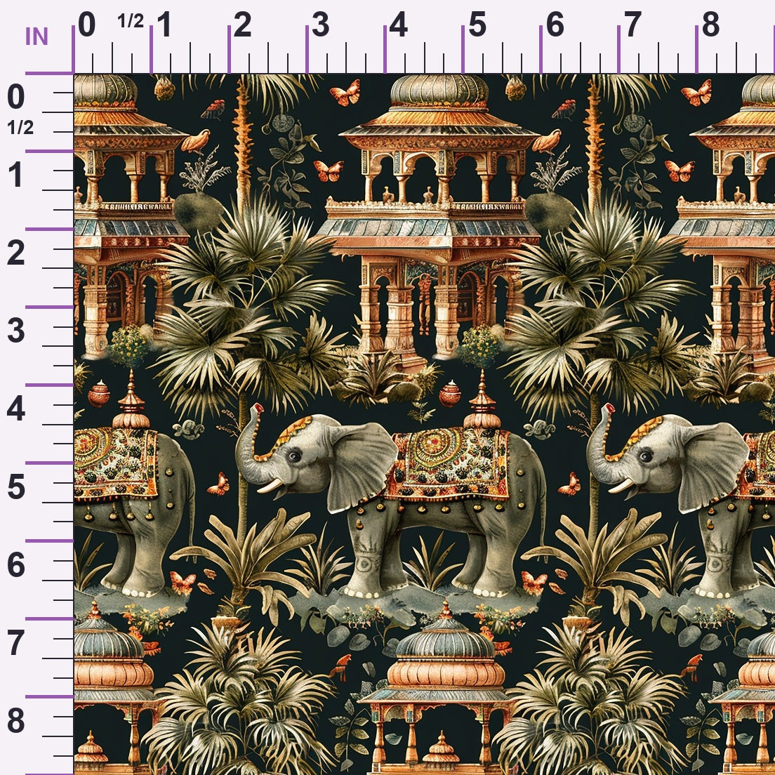 Maharaja Palace Pattern 3 Minky Fabric