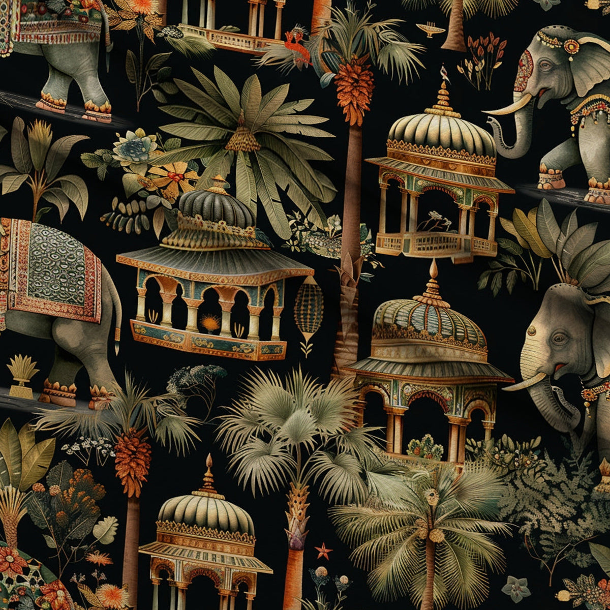 Maharaja Palace Pattern 4 Minky Fabric