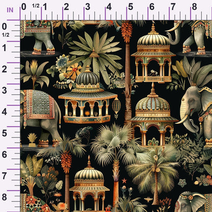 Maharaja Palace Pattern 4 Minky Fabric