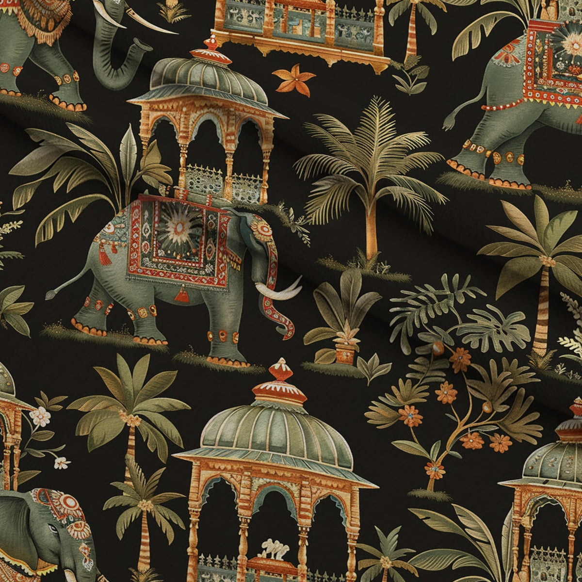 Maharaja Palace Pattern 5 Minky Fabric