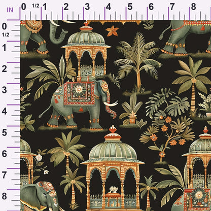 Maharaja Palace Pattern 5 Minky Fabric