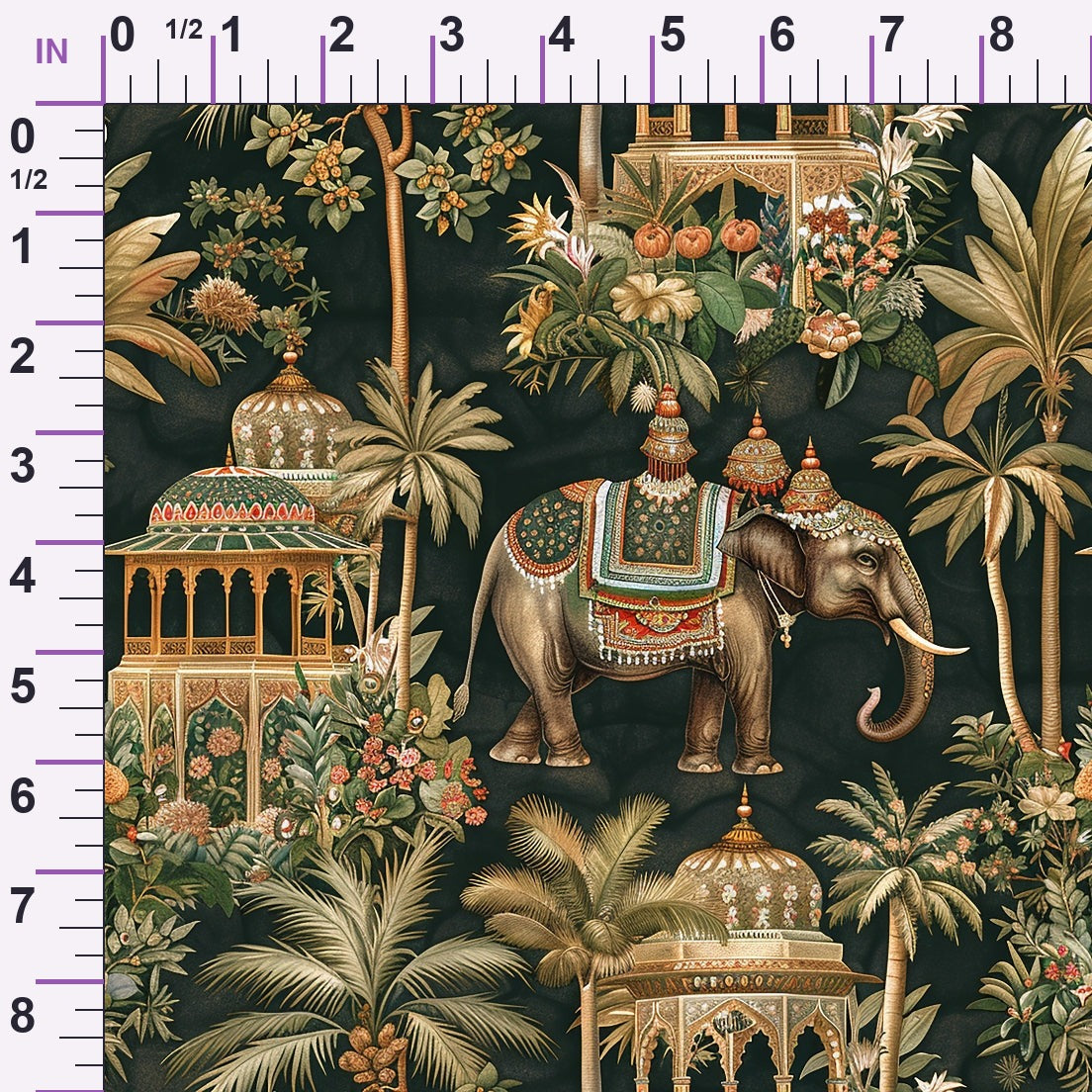 Maharaja Palace Pattern 6 Minky Fabric