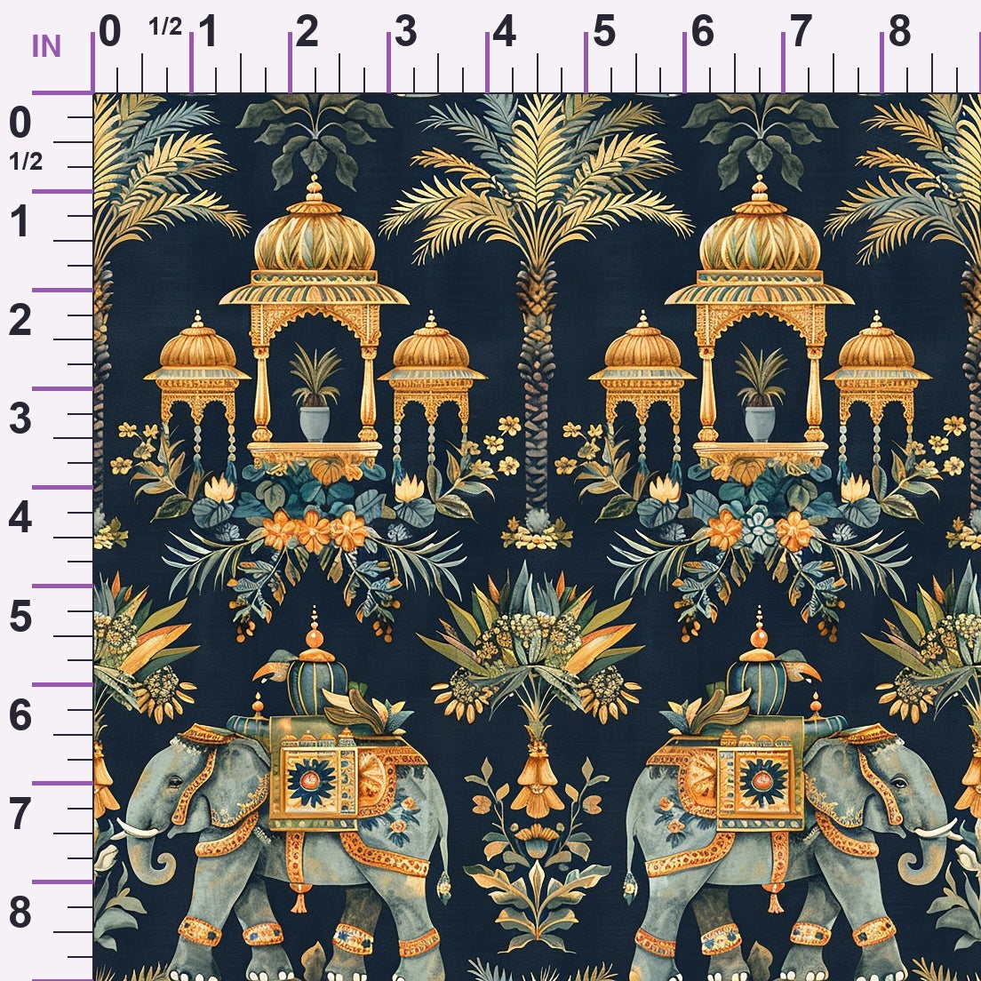 Maharaja Palace Pattern 7 Minky Fabric