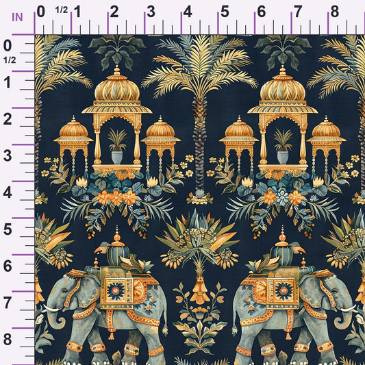 Maharaja Palace Pattern 7 Minky Fabric