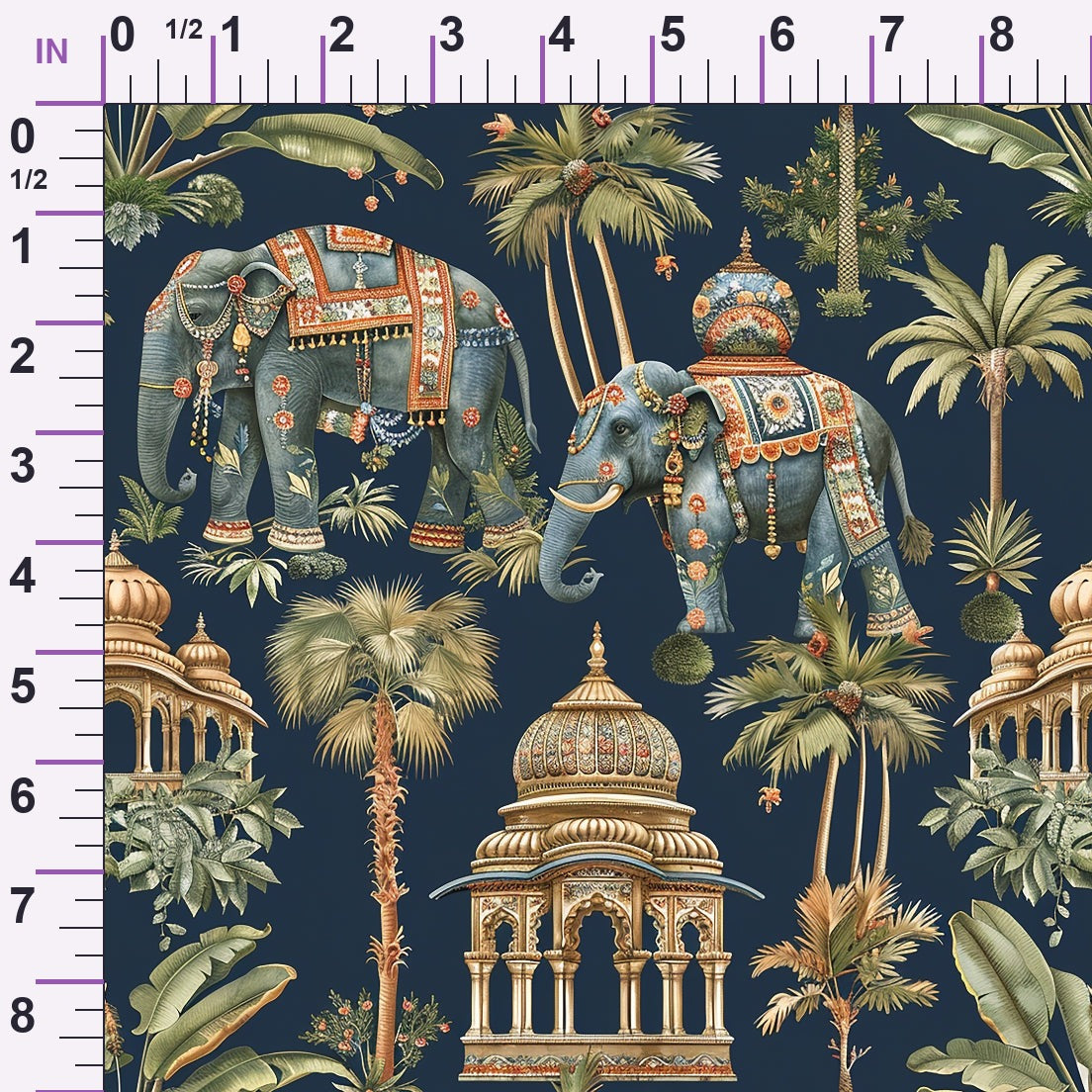 Maharaja Palace Pattern 8 Minky Fabric