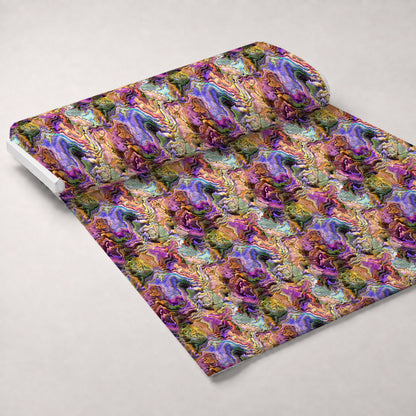 Marbled Opal Pattern 1 Minky Fabric