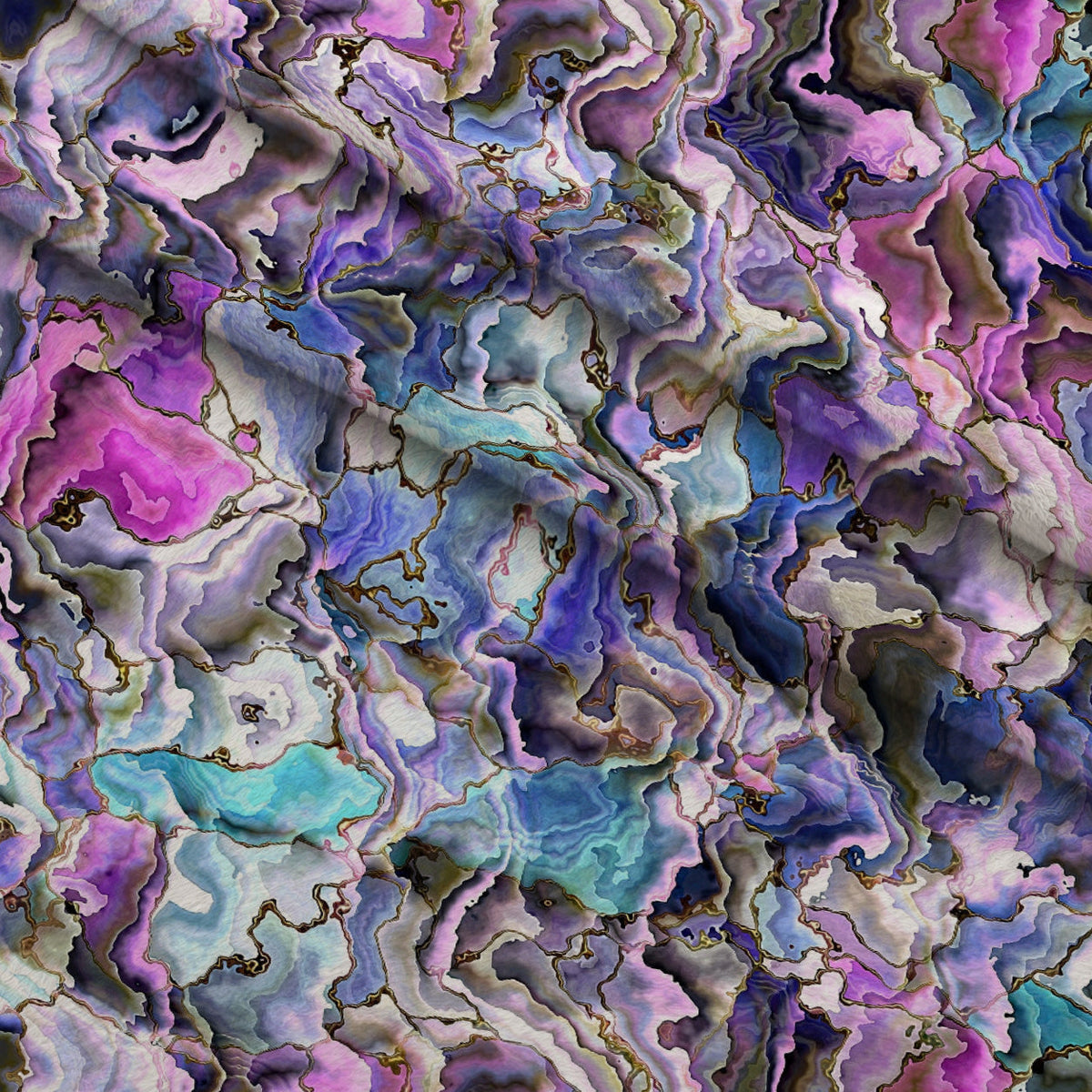 Marbled Opal Pattern 10 Minky Fabric